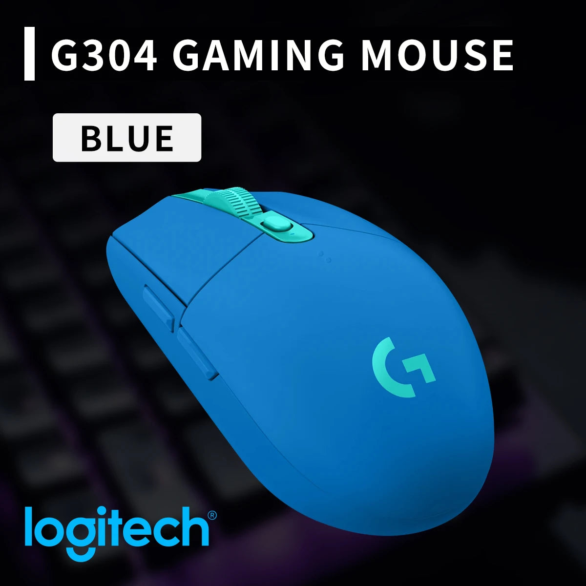 Logitech G305 Wireless Gaming Mouse with HERO Sensor, 12000 DPI, Lightweight Wireless Mouse, 9-Month Battery Life for PC & Laptop Gaming