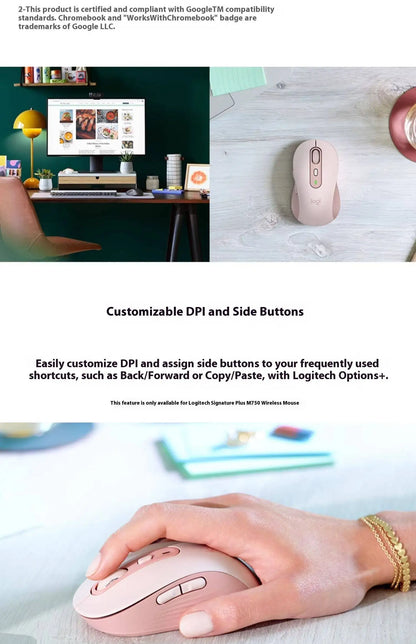 Logitech MX Anywhere 3S Wireless Mouse Bluetooth Ergonomic Mouse for Laptop & Desktop with Silent Clicks and Precision Tracking