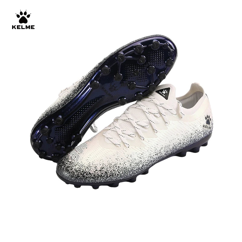 KELME Football Shoes Men's MG Adult Game Short Nails Professional Grass Non-Slip Shock Absorption Training Shoes ZX80121057