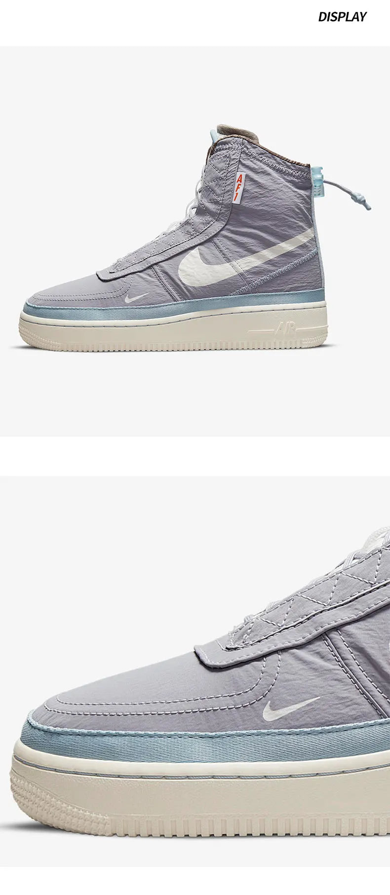Nike Authentic AF1 Shell Women's Comfortable Sports Casual Sneakers DO7450-511