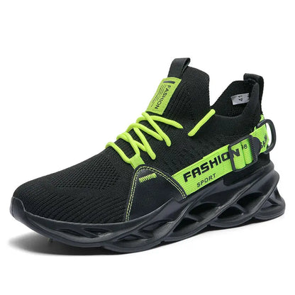 Modische lila Freizeit-Sneaker für Damen und Herren, Blade-Laufschuhe, große Größe 48, leichte, atmungsaktive Sportschuhe für Herren, Mesh-Sneaker