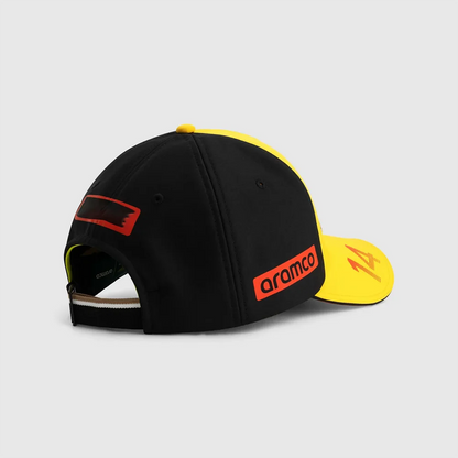 Aston Martin F1 Team Fernando Alonso Baseballkappe Herren Trainingskappe mit Schirm Outdoor-Sport Sonnenschutz Sonnenhut Damen-Freizeitkappe