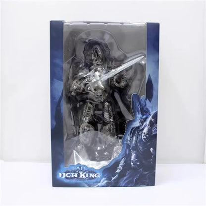 16cm World of Warcraft Game Figure Lich King Arthas Death Knight Standing Frostmourne Desktop Ornaments Collect Festival Gifts