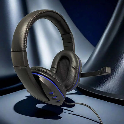 7260 Wired Headphones with Microphone – Gaming & Work Headset for PS4 PS5 Xbox One, Study & Meetings 3.5mm Jack Earphones