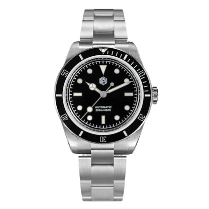 San Martin Vintage 38mm 6200 Diver Watch New Upgraded for Men Luxury NH35 Automatic Mechanical Sapphire Waterproof 200m Relojes
