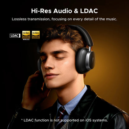 UGREEN Studio Pro 48dB ANC Wireless Headphones – Bluetooth 6.0 Hi-Res LDAC Over-Ear Headphones with 120H Playtime
