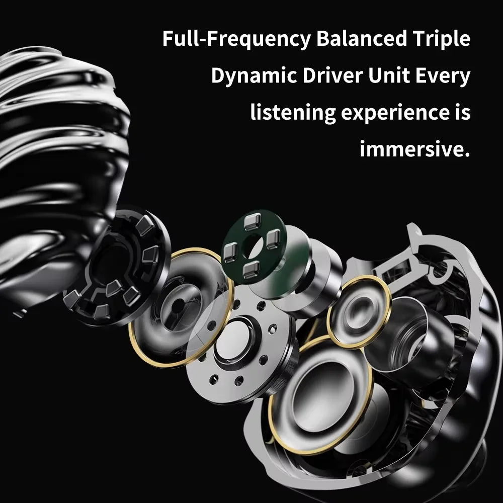 TRN SHELL 4DD+1Planar Hybrid Drivers In-Ear Earpohne IEM 0.78mm Detachable Cable Wired HIFI Music Earbuds Nozzle Design Headset
