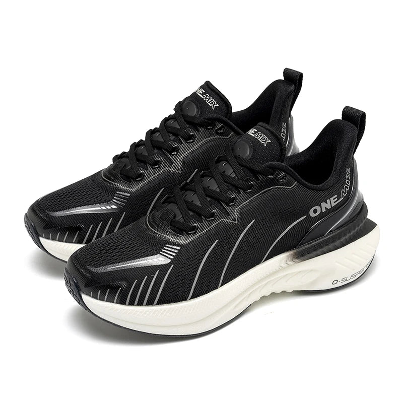 ONEMIX Neue Laufschuhe mit Dämpfung für Herren, geeignet für intensive Läufer, Schnürschuhe, Sportschuhe für Damen, rutschfeste Outdoor-Sportschuhe für Herren
