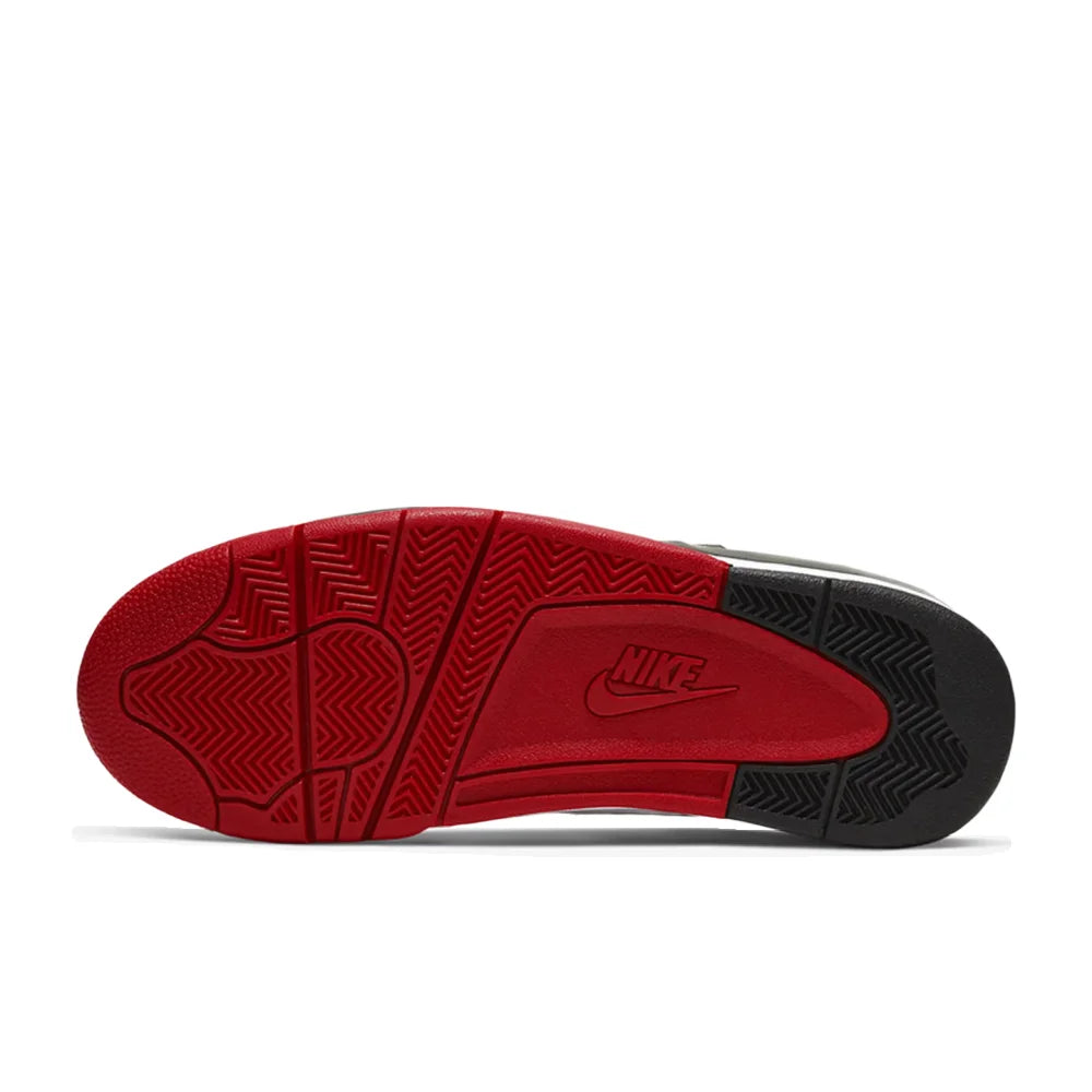 Nike Flight Legacy Classic Style Mid-Top Retro Basketball Shoes Unisex Red/White BQ4212-100