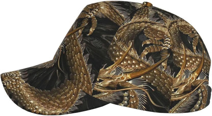Dragon Snapback-Kappe, Herren-Baseballmützen, Herren-Sonnenhut, verstellbare, coole Trucker-Kappe für Damen und Herren