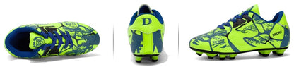 Chaussures de football pour hommes et enfants, crampons, ultra-légères, antidérapantes, pour terrain gazonné, chaussures de football professionnelles pour adultes, chaussures d'entraînement pour garçons, livraison direc
