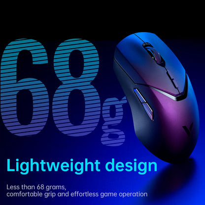 Rapoo VT9PRO Wireless Gaming Mouse PAW3398 26000 DPI Lightweight Programmable Ergonomic Gaming Mouse with Type-C Rechargeable Dual Mode