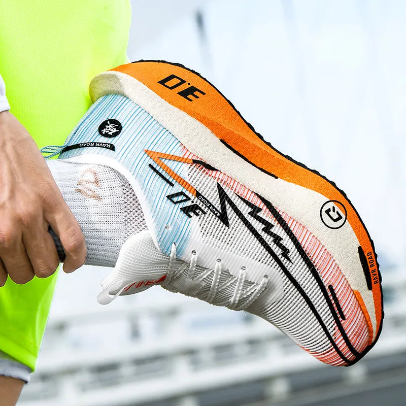 Herresneakers i mesh – komfortable tennissko til mænd – løbesko med Carbon Board 3.0-støddæmpning – til sportstræning og jogging – specialdesignede joggesko