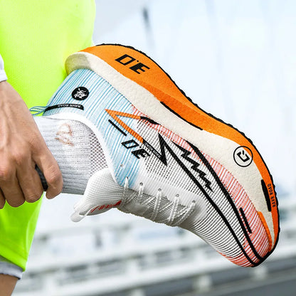Herresneakers i mesh – komfortable tennissko til mænd – løbesko med Carbon Board 3.0-støddæmpning – til sportstræning og jogging – specialdesignede joggesko