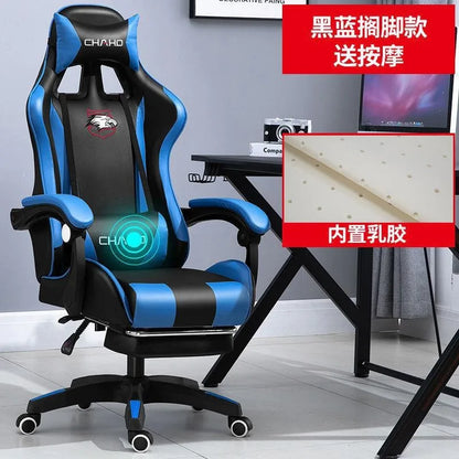 Joylive WCG Ergonomic Gaming Chair Leather Computer Chair Reclining Racing Office Chair with Adjustable Armrests for Gaming Room