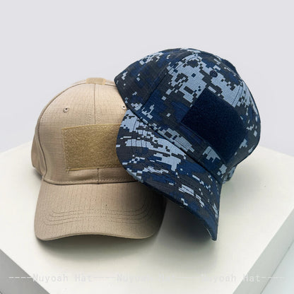Czapki baseballowe z paskiem na rzep w kamuflażu, do użytku na świeżym powietrzu, z daszkiem przeciwsłonecznym, amerykańskie, nowe, unisex, uniwersalne, sportowe, modne, osobiste, z daszkiem, taktyczne, jeździeckie