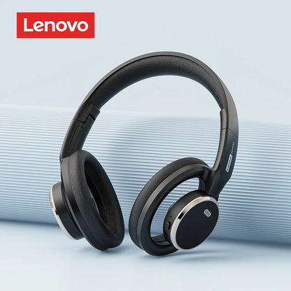 Choice Lenovo Gaming Headset Wireless Bluetooth 6.0 Earphones Foldable Sport Over Ear Headphone with HD Mic Gifts LS116