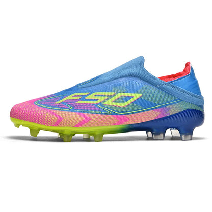 Botas de fútbol para hombre New Society para césped, tenis deportivos para adulto, transpirables y ultraligeras, zapatillas de fútbol para exteriores