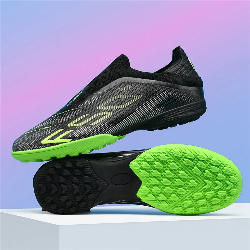 New Men Soccer Shoes Match Football Boots Sneakers Non-Slip Grass Cleats High-quality Futsal Indoor Hot-selling High-top Outdoor