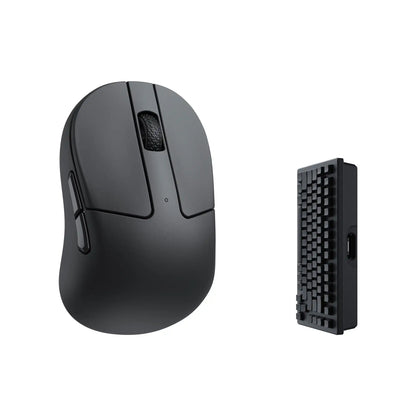 Keychron M4 Wireless Optical Mouse, Bluetooth & 2.4GHz Gaming Mouse, USB Type-C Wired Mouse, 26,000 DPI PixArt 3395 Ultra-Light Rechargeable Mouse