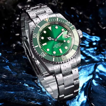 200m Waterproof Miyota8215 Automatic Men Watch Diver Watches 40mm Mechanical Movement Luminous Jubilee Strap Glide Lock Buckle