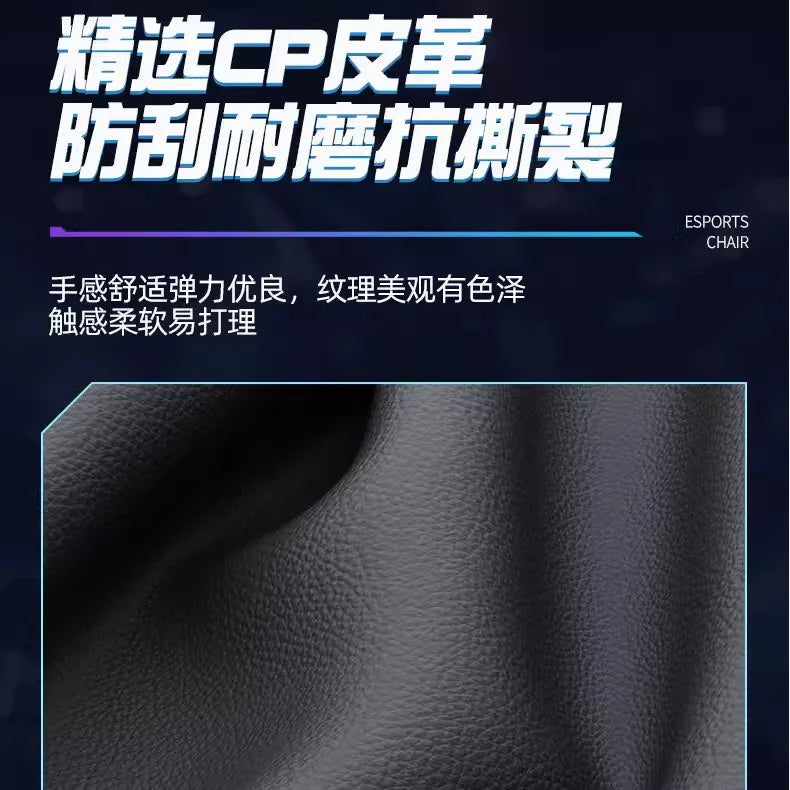 Ergonomic Gaming Chair Comfortable Reclining Computer Chair with Adjustable Height, Footrest, Armrests, Racing Style Office Chair for Home & Office