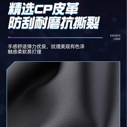 Ergonomic Gaming Chair Comfortable Reclining Computer Chair with Adjustable Height, Footrest, Armrests, Racing Style Office Chair for Home & Office