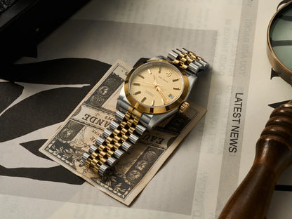 Baltany S4102 Business Man Automatic Mechanical Wristwatch 36mm Linen Dial Engine Turned Bezel NH35 Luxury Dress Watch For Man