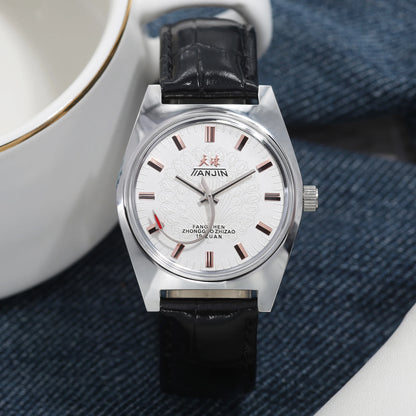 Shanghai 36MM Hand-Wind Mechanical Watch 7120 Waterproof china Watch for Men wholesale