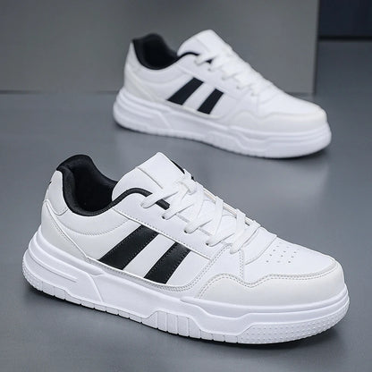 Plus Big Size 50 51 52: zapatillas de cuero para hombre, zapatillas deportivas informales, zapatillas planas de skate para dropshipping