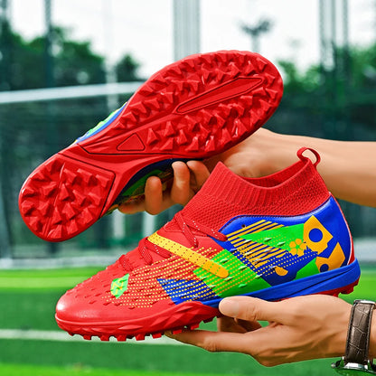 Football Boots Men Professional Soccer Shoes Sneaker Field Long Spikes Outdoor Competition Non Slip Comfortable Training Shoes