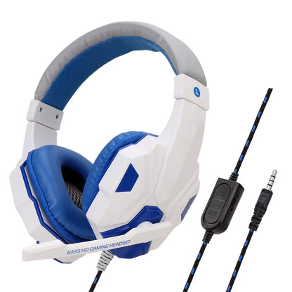 Professional Wired Gaming Headset with Noise Cancelling Microphone, Stereo Gaming Headphones with 3.5mm Audio Jack for PS5, PS4, PC, Laptop & Mobile