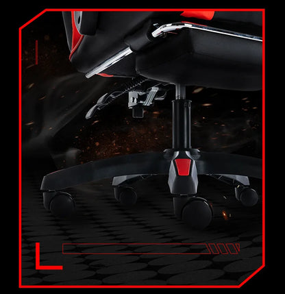 Ergonomic Gaming Office Chair Racing Style Computer Chair with Adjustable Height, Comfortable E-Sports Desk Chair for Home Office, PC Gaming & Work