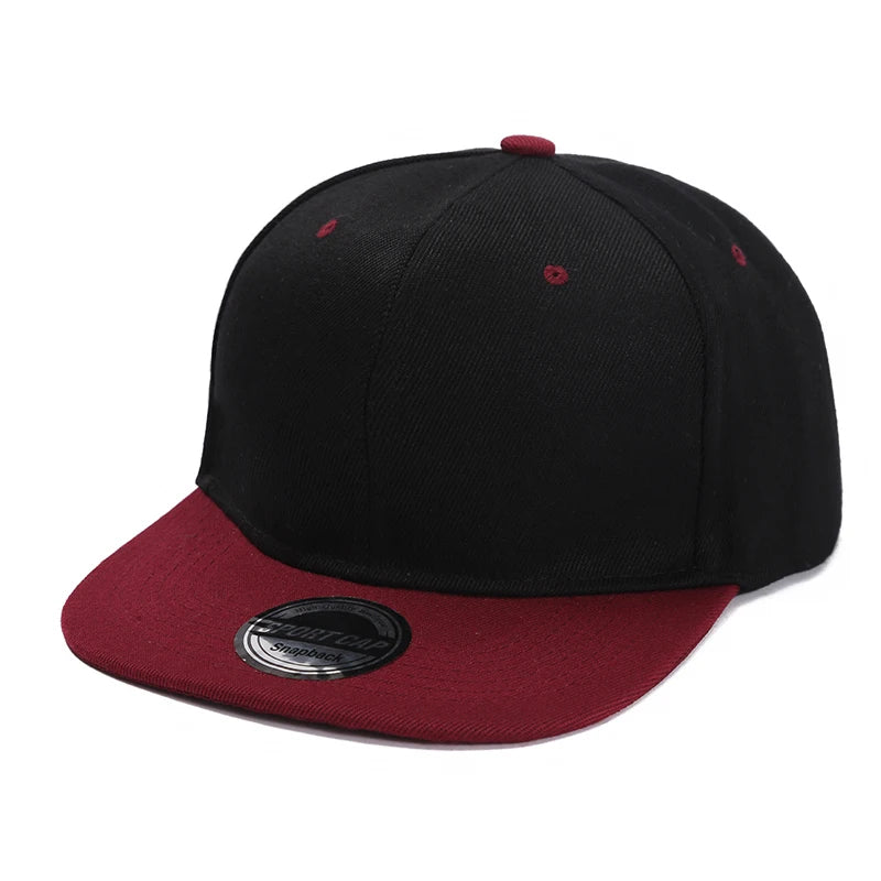 Cappellino da baseball a visiera piatta con logo personalizzato stampato o ricamato, cappellino unisex da esterno, cappellino hip hop "Dad Hat", gorras da uomo, cappellino street snapback