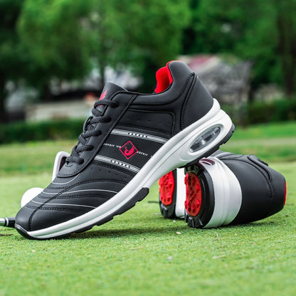 OIMKOI Men Golf Shoes Casual Breathable Waterproof Non-slip Golf Outdoor Training Shoes
