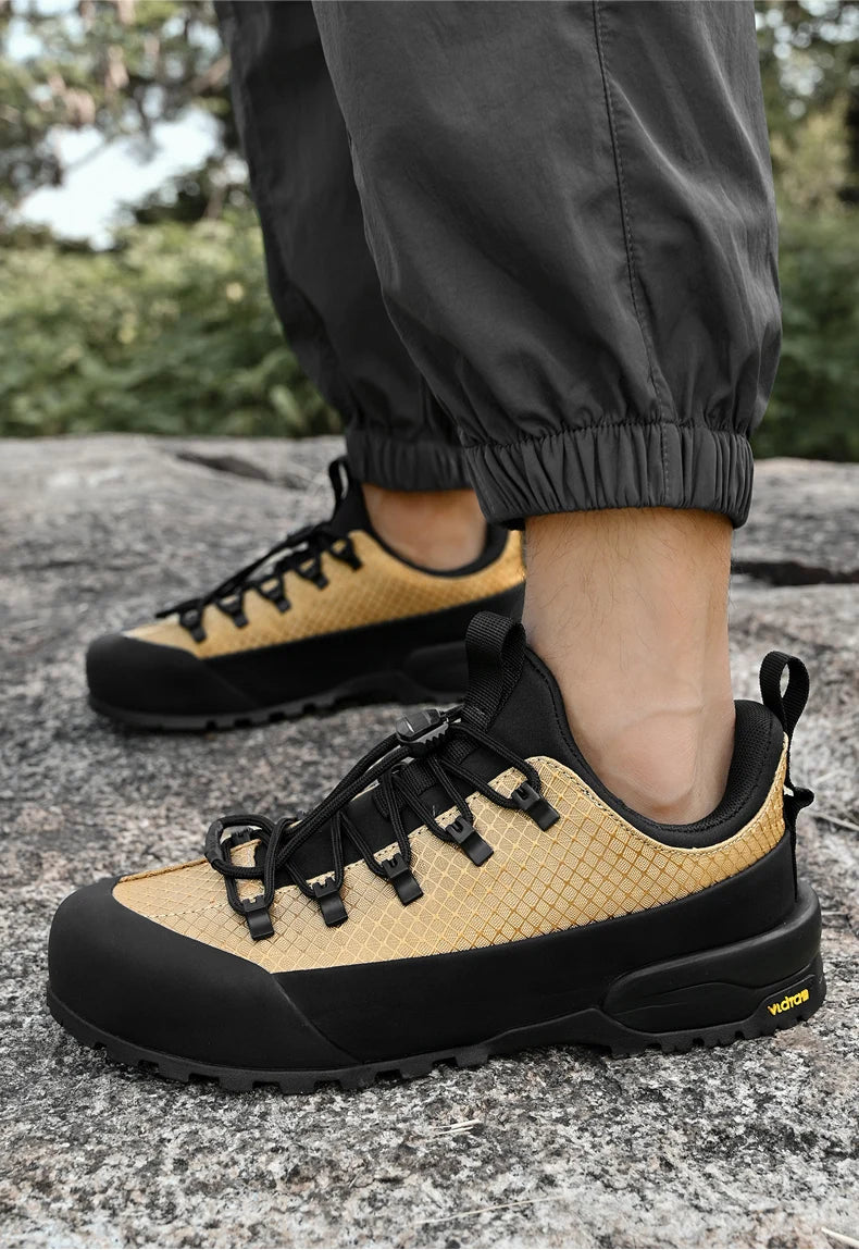 2025 New Hiking Shoes Non-Slip Grip Men's Spring Fall Outdoor Casual Sports Shoes Breathable Comfortable Durable Leisure Sneaker