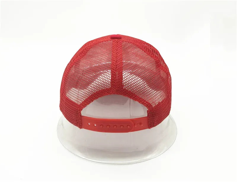 Summer autumn Kid Boy Cartoon Letter Embroidered Baseabll Caps Children Girls Outdoor Leisure Mesh Sport hats