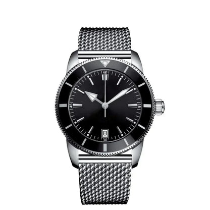 High luxury Superocean Wristwatch Automatic Mechanical Rose Gold Sport Watches Stainless Steel Black Ceramic Bezel Customized