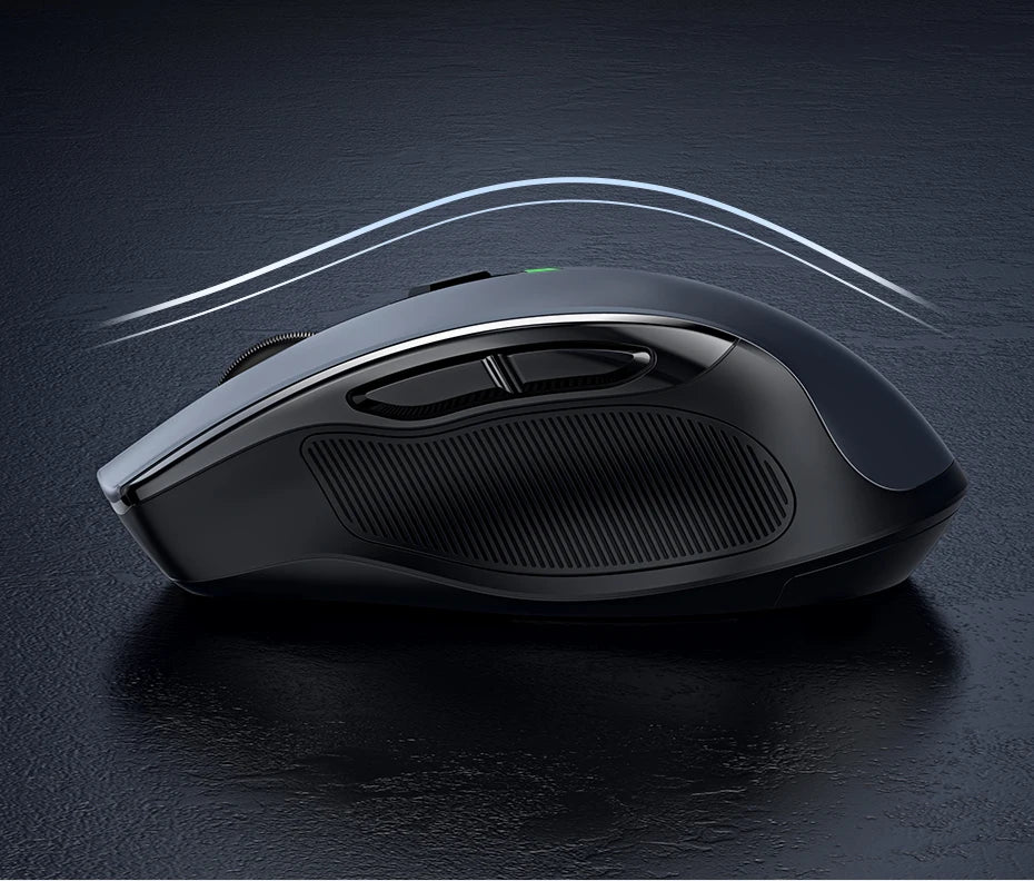 UGREEN Wireless Ergonomic Mouse 4000 DPI Silent Wireless Mouse with 6 Buttons, 2.4G & Bluetooth Ergonomic Mouse for Laptop, MacBook, PC & Tablet