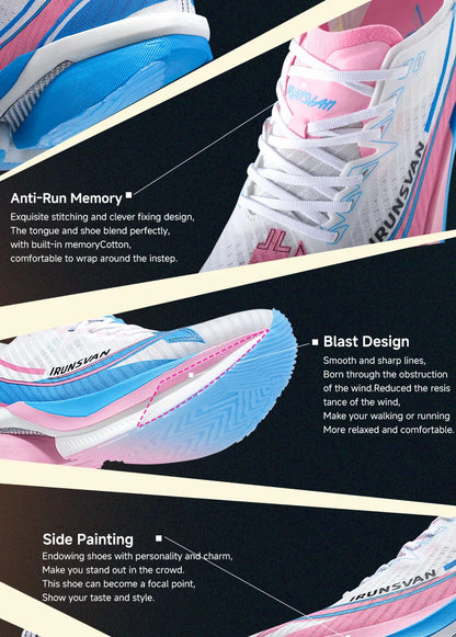 2025 Carbon Plate Marathon Running Shoes Professional Test; Stable Support Ultra-Light Bounce Shoes Unisex 088