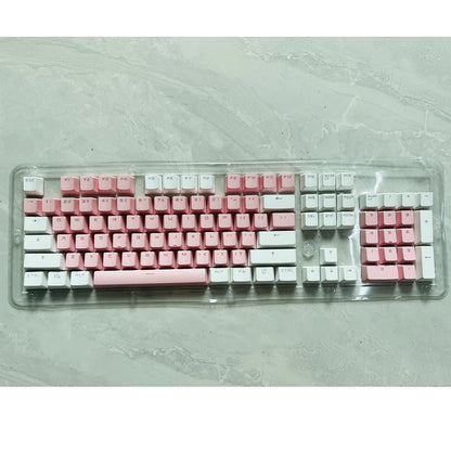106 Keys Grey Red Keycaps PBT Specials Keycap Backlit Two-Color Key Caps For MX Switch 61/87104 Mechanical Keyboard