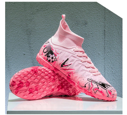 Men Professional Football Shoes Society Cleats Soccer Shoes Original Indoor Football Field Boots Grass Training TF/FG Sneakers