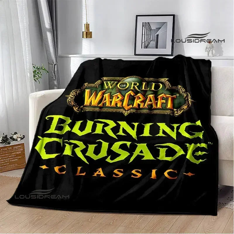 Game World of Warcraft Printed Blanket Picnic blanket Warm Flannel blankets Home bed linings blankets for beds Birthday Gift