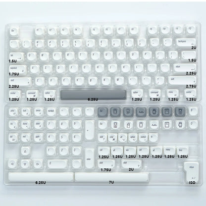 KBDiy KOA Profile Keycap GMK Style Retro 9009 Theme PBT Keycaps For Mechanical Keyboard Gaming KIT Korean 139 Keys ISO Key Cap
