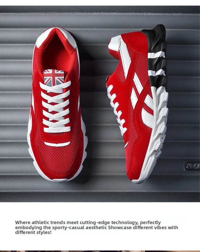 2026 new men's and women's running shoes breathable casual sneakers anti-slip vibration comfortable walking shoes 38-46