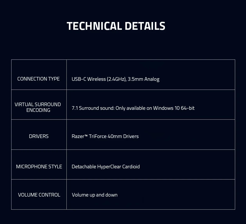 Razer Barracuda X Wireless Gaming Mobile Headset 2022 Model  2.4GHz Wireless + Bluetooth - Lightweight 250g - 40mm Drivers