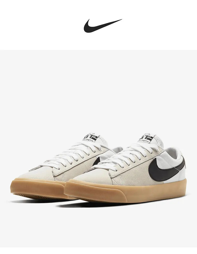Nike Official Authentic SB Blazer Zoom Unisex Classic Low-Top Skate Shoes DC7695-100