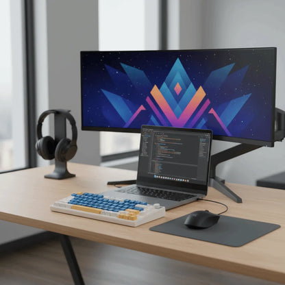 Wired Connection Gaming Mechanical Keyboard Compact Layout 75 Layout Mechanical Feel Keyboard Ultra-Quiet