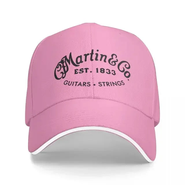 Authentic Martin Guitar Black Design Cap Baseball Cap Streetwear Winter Hats Woman Men