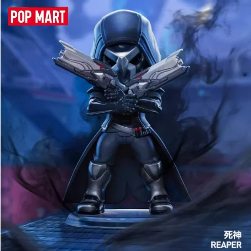 POP MART Genuína Overwatch Play Of The Game Series Blind Box — Figuras colecionáveis em PVC, ornamentos de secretária e modelos de brinquedo para fãs
